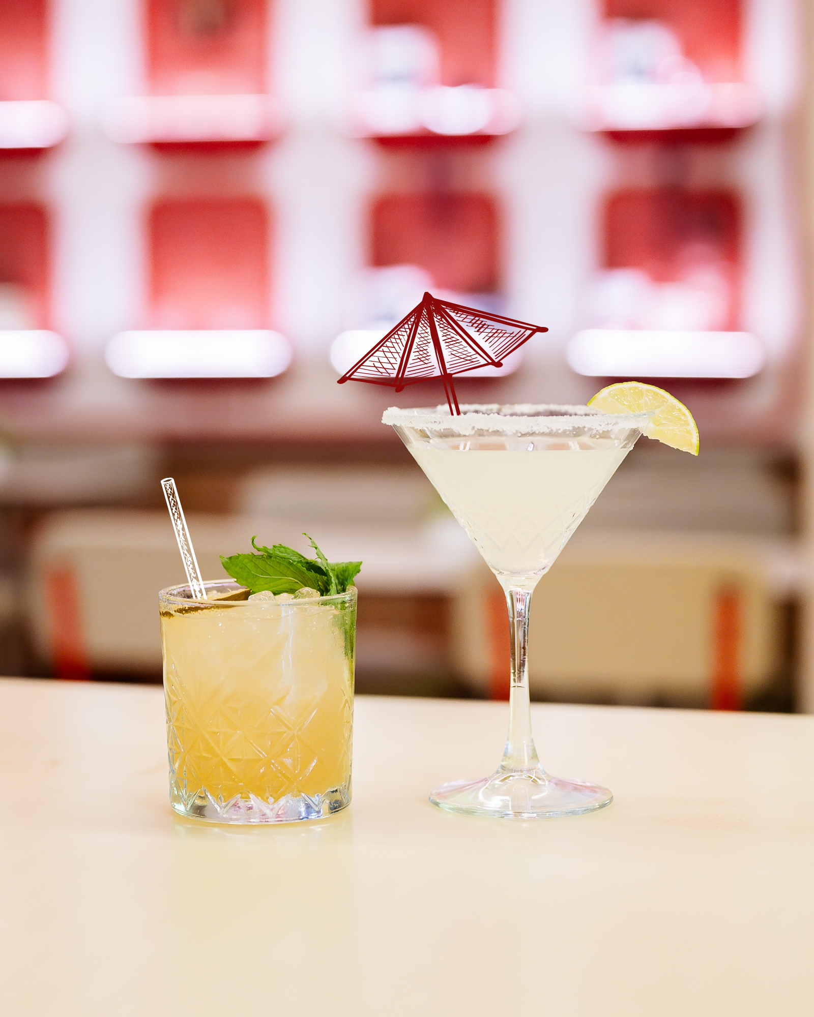 A refreshing signature Tziraf drink